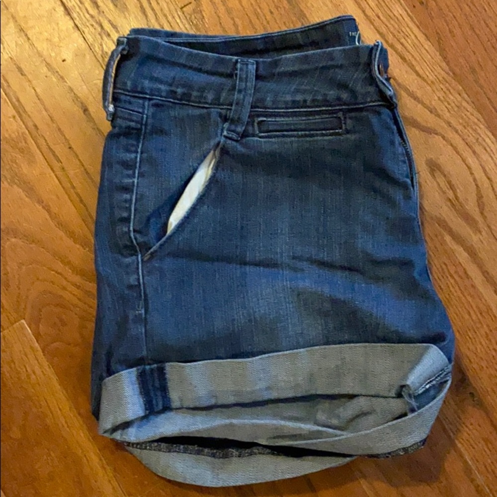 Blue jean shorts